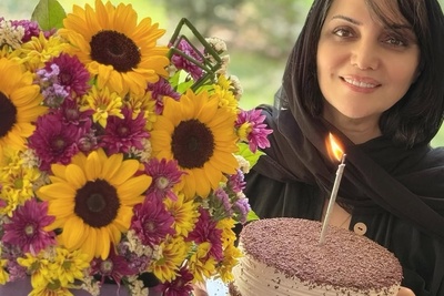 جشن تولد الهام پاوه نژاد بازیگر سریال شکارگاه با 9 کیک تولد مختلف/ مبارکا باشه