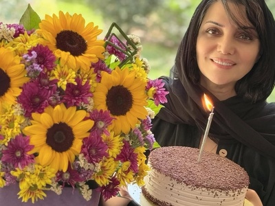 جشن تولد الهام پاوه نژاد بازیگر سریال شکارگاه با 9 کیک تولد مختلف/ مبارکا باشه