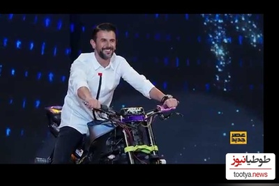 (ویدیو) یادی کنیم از دوچرخه سواری جالب امین حیایی در عصر جدید/ فقط اونجا که میگه آخ دردم گرفت/ بشیر حسینی هم که کلا افتاد/ این وسط احسان علیخانی حسابی خندید