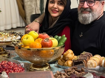 نگاهی به چیدمان منزل مهدی یغمایی در شب یلدای عاشقانه/ پشت صحنه گویای واقعیت زندگی سلبریتی ها+فیلم