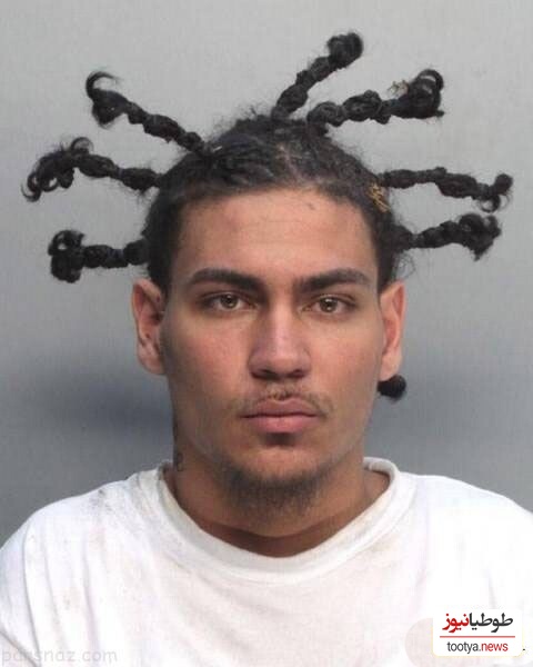 خلاقیت مجرمان زندانی در ایجاد مدل های موی عجیب و غریب+عکس / اینا حقشون حبس ابده، آخه اینا چه مدل مو هست؟؟!🤣