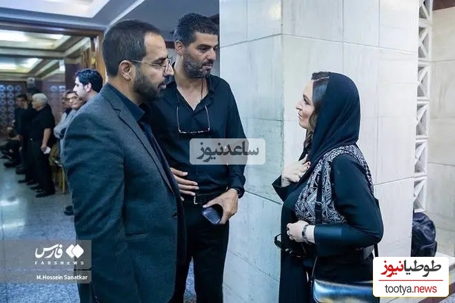 حضور هنرمندان و بازیگران ایرانی در مجلس زنانه و مردانه مراسم ختم صدرالدین حجازی/ سارا صوفیانی، پرویز پرستویی، حمیدرضا پگاه، گلاره عباسی، پژمان بازغی، سینا حجازی، مجید یاسر و...