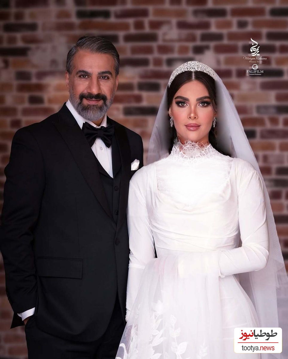 لباس عروس همسر محمد نادری