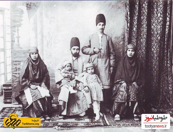 لباس زنان و مردان قاجاری