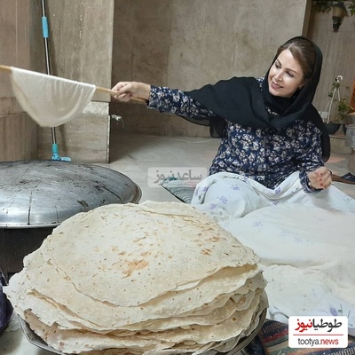 نگاهی به چیدمان منزل نسین نکیسا بازیگر نقش دختر یعقوب نبی در سریال یوسف پیامبر/ تابلو طلای خطاطی، مبلمان راحتی، فرش پتینه، میز عسلی و...