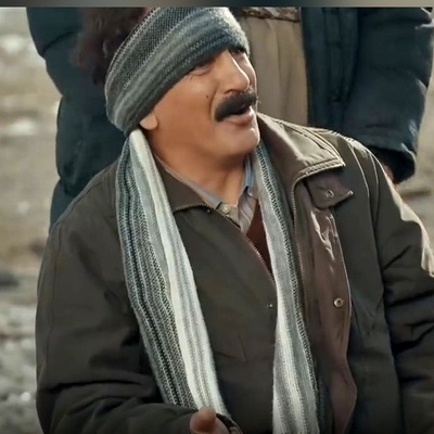 «عمو خلیل» سریال نون خ در کنار همسر و پسرش؛ سال 97