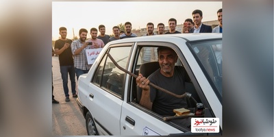 خلاقیت خنده‌دار جوان ایرانی در ضد سرقت کردن پراید حماسه آفرید/ ناز شصتت