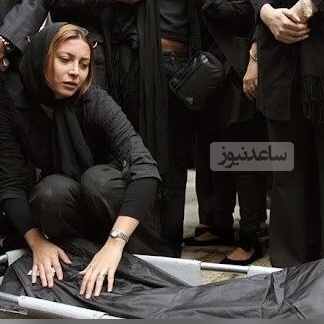 حال پریشان فریبا نادری، عروس حشمت فردوس سریال "ستایش"، لحظه‌ی خاکسپاری همسرش