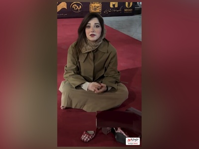 روشنک گرامی : بلد نبودم پاشنه بلند بپوشم😂