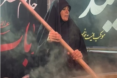 الهام چرخنده، زیور آوای باران دیروز این چنین پای دیگ نذری بود؛ سمنوپزی به مناسبت شهادت حضرت زهرا(س)+ویدیو