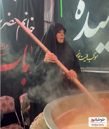 الهام چرخنده، زیور آوای باران دیروز این چنین پای دیگ نذری بود؛ سمنوپزی به مناسبت شهادت حضرت زهرا(س)+ویدیو