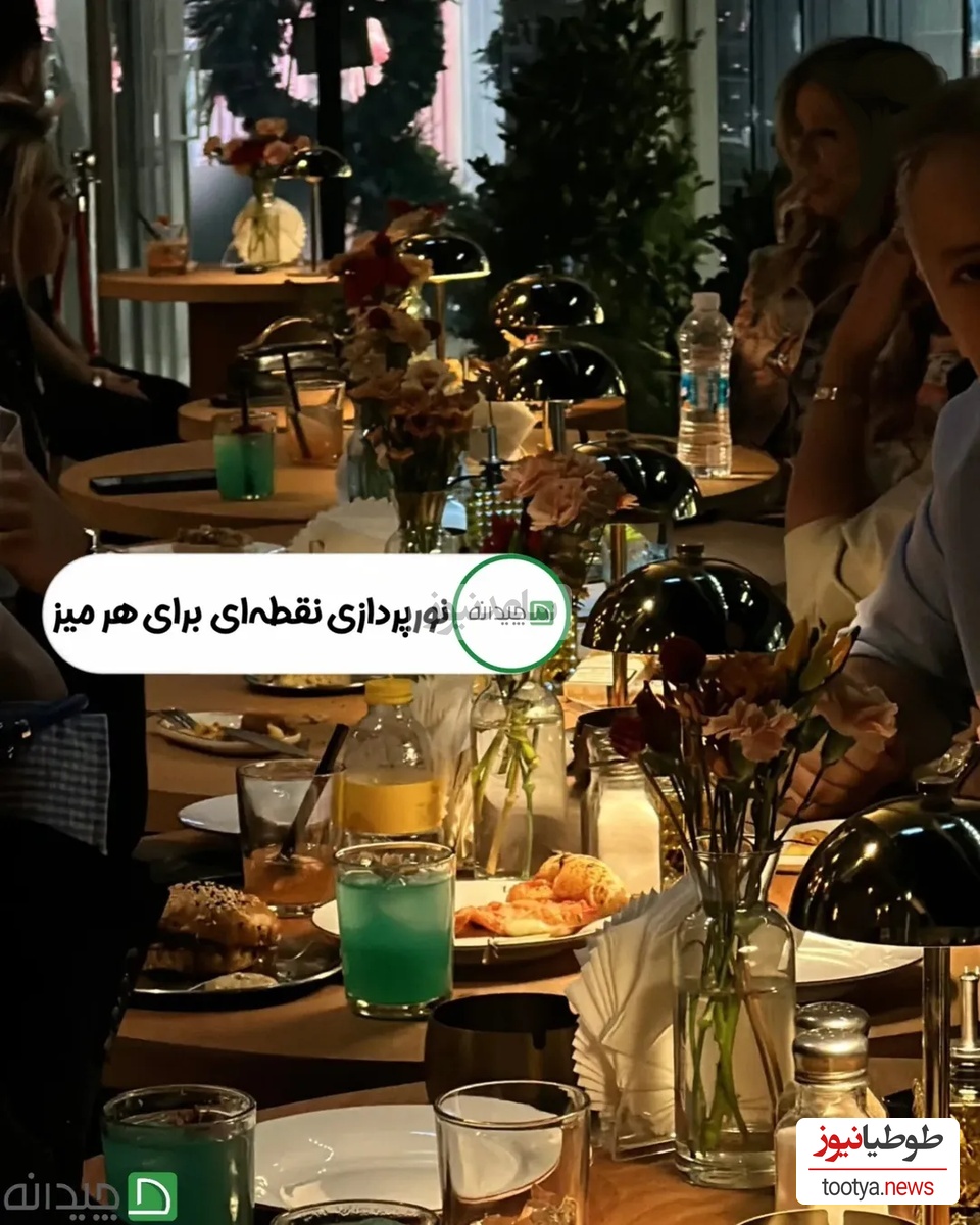 رستوران بهرام رادان و مینا مختاری
