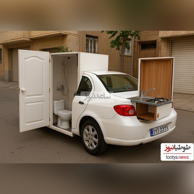 خلاقیت حماسه‌آفرین مرد ایرانی برای نصب دستشویی و آشپزخانه فول امکانات به رانا، یه پا خونه شده / هنر نزد ایرانیان است و بس🤣