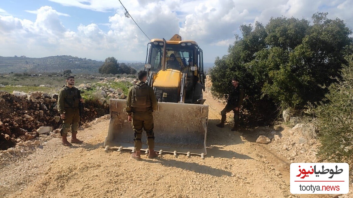 (ویدئو) صحنه دردناک انتقال اجساد فلسطینی‌ها با بولدوزر