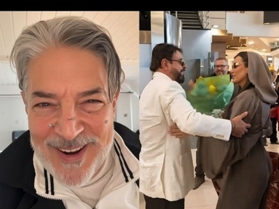 ببینید| قیصر پس از بازگشت بیژن مرتضوی: آن‌هایی که باید «آب توبه» بریزند...