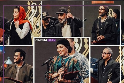 بازیگرانی که علاوه بر امیرحسین قیاسی، تندیس حافظ را به خانه بردند/ لحظه جایزه گرفتن جواد عزتی، علیرضا قربانی، غزل شاکری، پریناز ایزدیار، رامبد جوان، بهنوش طباطبایی و...+فیلم