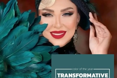 استایل بازیگران و هنرمندان ایرانی به رنگ سال 2026 / استایل فریبا نادری، بهاره کیان افشار، لیندا کیانی، عاطفه رضوی، ویدا جوان، مرجانه گلچین با ترکیبی از سبز و آبی