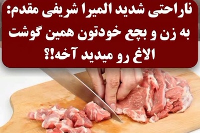 ببینید| گزارش تکان‌دهنده؛ فریادهای المیرا شریفی‌مقدم از فاجعه کباب الاغ: این گوشت را به بچه خودتان هم می‌دهید؟