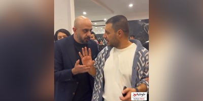 فیلم/خاکی و مردمی مثل جواد عزتی در جشن حافظ/فقط ببین به بادیگارده چی میگه