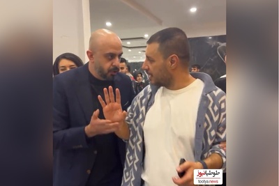 فیلم/خاکی و مردمی مثل جواد عزتی در جشن حافظ/فقط ببین به بادیگارده چی میگه