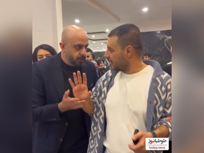 فیلم/خاکی و مردمی مثل جواد عزتی در جشن حافظ/فقط ببین به بادیگارده چی میگه