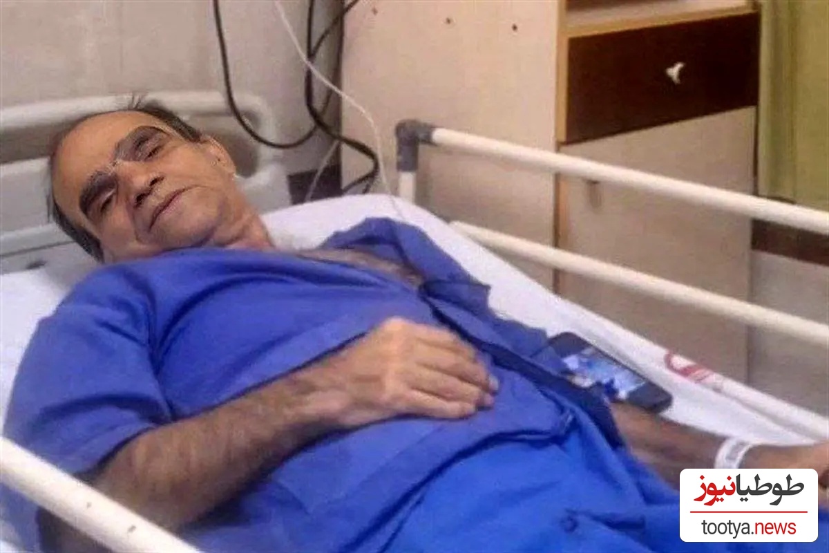 (عکس) عیادت جمعی از هنرمندان از اصغر حیدری بازیگر "شب های برره" و "ساختمان پزشکان"