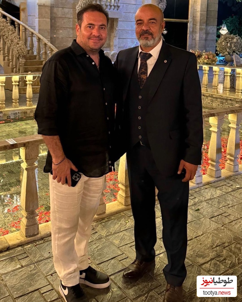 حضور دسته جمعی بازیگران ایرانی در عروسی مختلط دختر سعید آقاخانی به صرف شام و شیرینی/ امیر جعفری، جواد عزتی، سیروس میمنت، محسن تنابنده و...