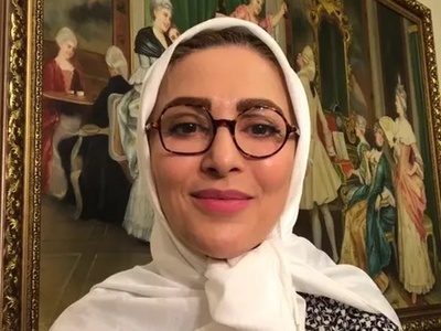 ژیلا صادقی با این تیپ و پوشش متفاوت به بیت رهبری رفت و برای ساعاتی مهمان رهبر انقلاب شد+عکس