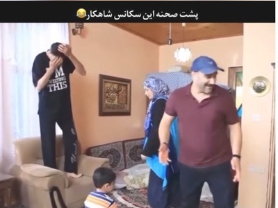 پشت‌صحنه‌ای از سریال پایتخت که ندیده‌اید؛ فوت‌وفن‌های بازیگری که  محسن تنابنده به فهیمه یاد داد+ویدیو