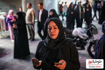 تجمع مردم تهران در میدان ولیعصر