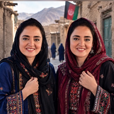 کاربران ایرانی و افغانستانی بر سر این چهره اختلاف نظر دارند؛ شبیه نرگس محمدی هست یا نه؟+ویدیو