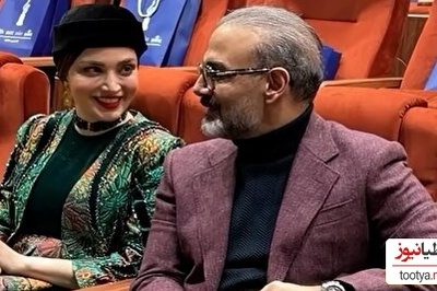 بگو بخند مشکوک بهنوش طباطبایی و علیرضا قربانی در جشن حافظ و گمانه‌زنی‌هایی درباره رابطه احساسی دو هنرمند کشورمان/ خبری شده به ما نمیگید؟😂