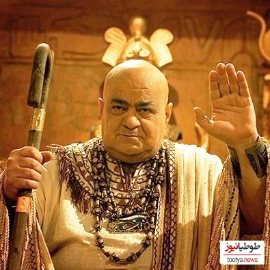 عباس امیری مقدم بازیگر نقش«آنخ ماهو» در سریال یوسف پیامبر دم آخری تغییر چهره داد