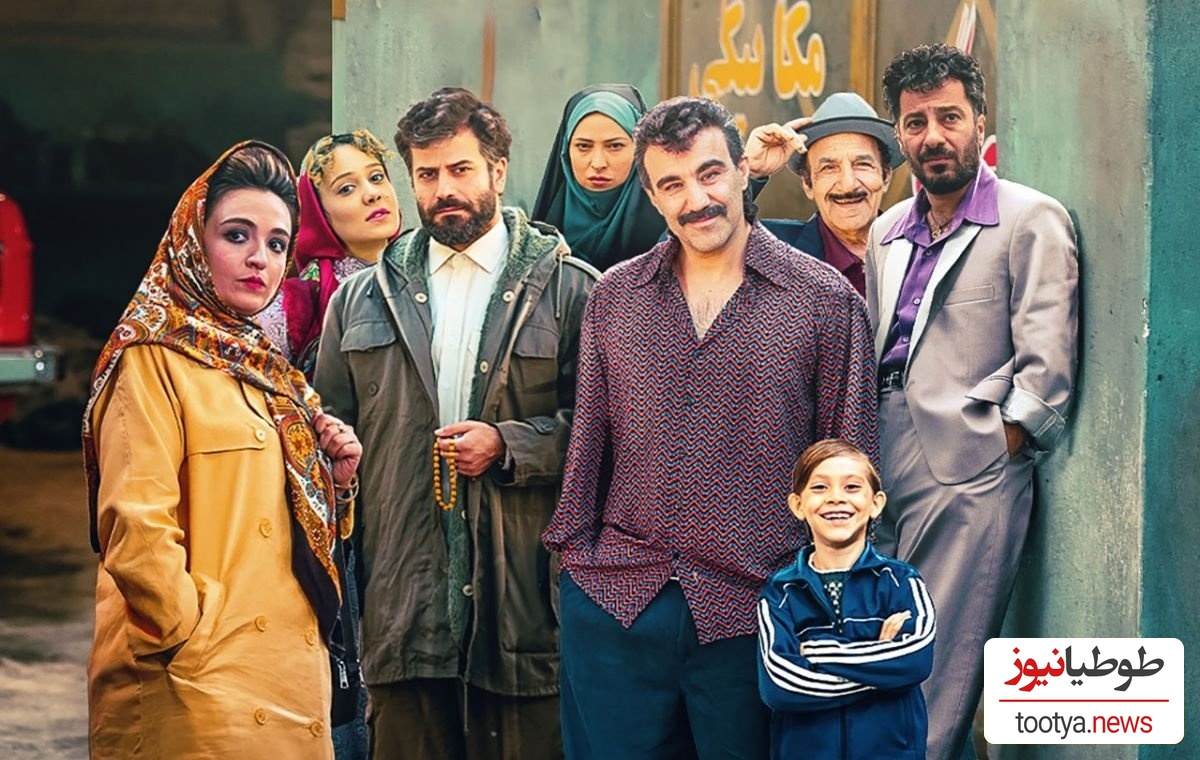 (عکس) محسن تنابنده، گلاره عباسی و نوید محمدزاده در نمایی از فیلم "زودپز" با تیپ دهه 60