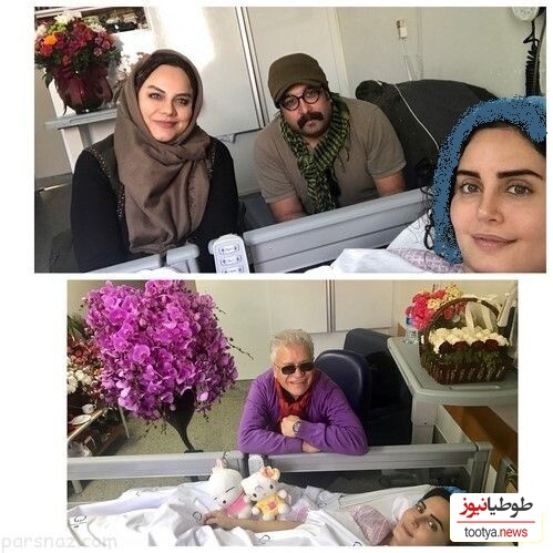 عیادت از الناز شاکردوست