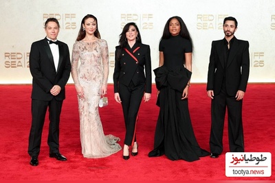 نگاهی به تیپ و استایل بازیگران خارجی در فرش قرمز جشنواره فیلم «دریای سرخ» عربستان سعودی