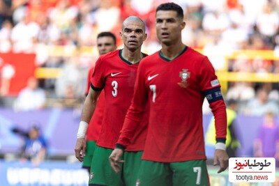(تصاویر) احساسی ترین و غم انگیزترین لحظات بازی های یورو 2024 در بازی پرتغال با اسلوونی/ اشکمونو درآوردن که 😭