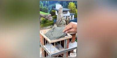 زنگ خلاقیت:مهندسی در ابعاد مینیاتوری؛ ساخت خانه‌ای واقعی با آجرهای کوچک!
