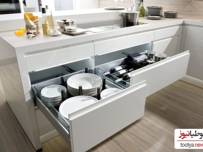 کابینت‌هایت را اشتباه می‌چیدی! با این 3 ترفند جادویی، فضای کابینتت 2 برابر می‌شود! + ویدیو