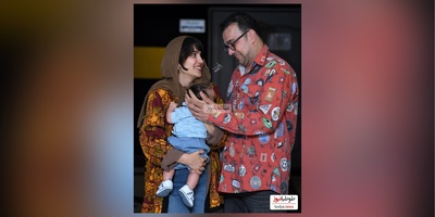 سپند امیرسلیمانی نمونه بارز یه مرد عاشق/ یه همسر ایده آل برای همسرش مونا کرمی و پدری مهربون