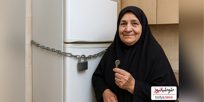 خلاقیت خنده‌دار " مادر ایرانی" در حفظ غذایش از دست بچه‌های شکمو حماسه آفرید/ از دست تو مادر😂