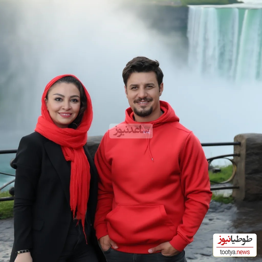 جواد عزتی و مه لقا باقری