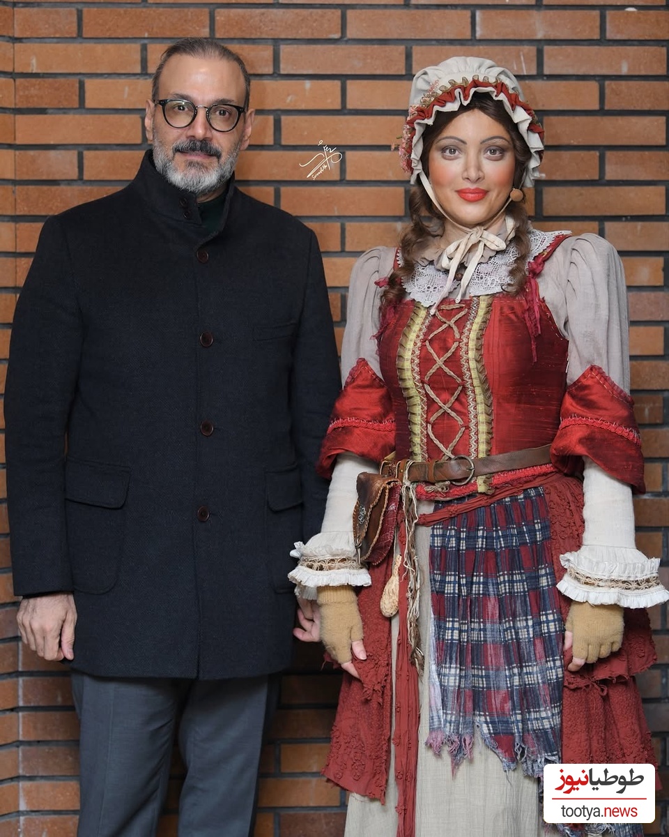 اکران روز با طوطیانیوز: نگاهی به تیپ و استایل ویکتوریایی بهنوش طباطبایی در پشت صحنه نمایش الیور توئیست در کنار مهمان ویژه علیرضا قربانی و سیامک انصاری