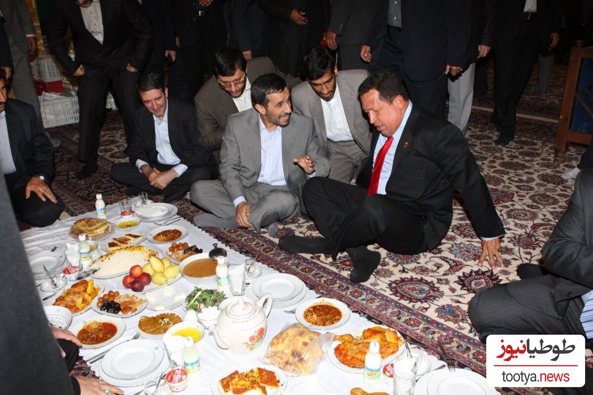 احمدی نژاد و هوگو چاوز