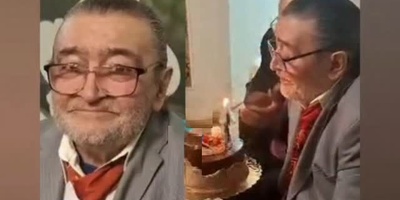 ویدئو/ سورپرایز تولد 79 سالگی رضا رویگری در خانه سالمندان با حضور جمعی از هنرمندان ایرانی