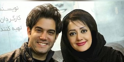 استایل متفاوت و غافلگیرکننده امیرعلی نبویان و همسرش؛ این عکس همه را شوکه کرد!/ چه دسته گل بزرگی هم گرفته !