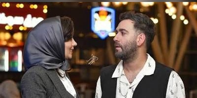 ژست دونفره و سبک زن و شوهری هدیه بازوند و نیما شعبان‌نژاد حاشیه‌ساز شد! نیما شاکی شد!