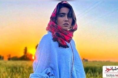حیاط زیبا و باصفای خانه مونا کرمی هر آدمی رو سرحال میاره😍🌱