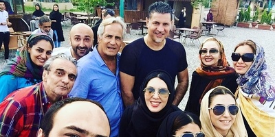 تصاویر دیدنی از مصطفی زمانی، کتایون ریاحی، لیلا بلوکات، مجید مظفری، علی اوجی و علی دایی با مرحوم همایون ارشادی/ روحش شاد و یادش گرامی