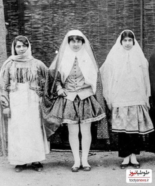لباس زنان و مردان قاجاری